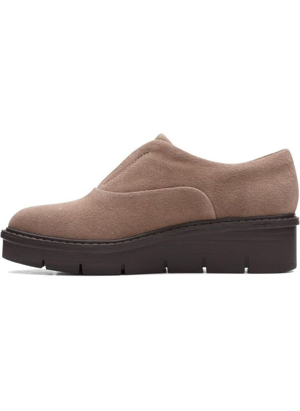 Clarks Women's Airabell Sky Loafer, Pebble Suede Sz 9